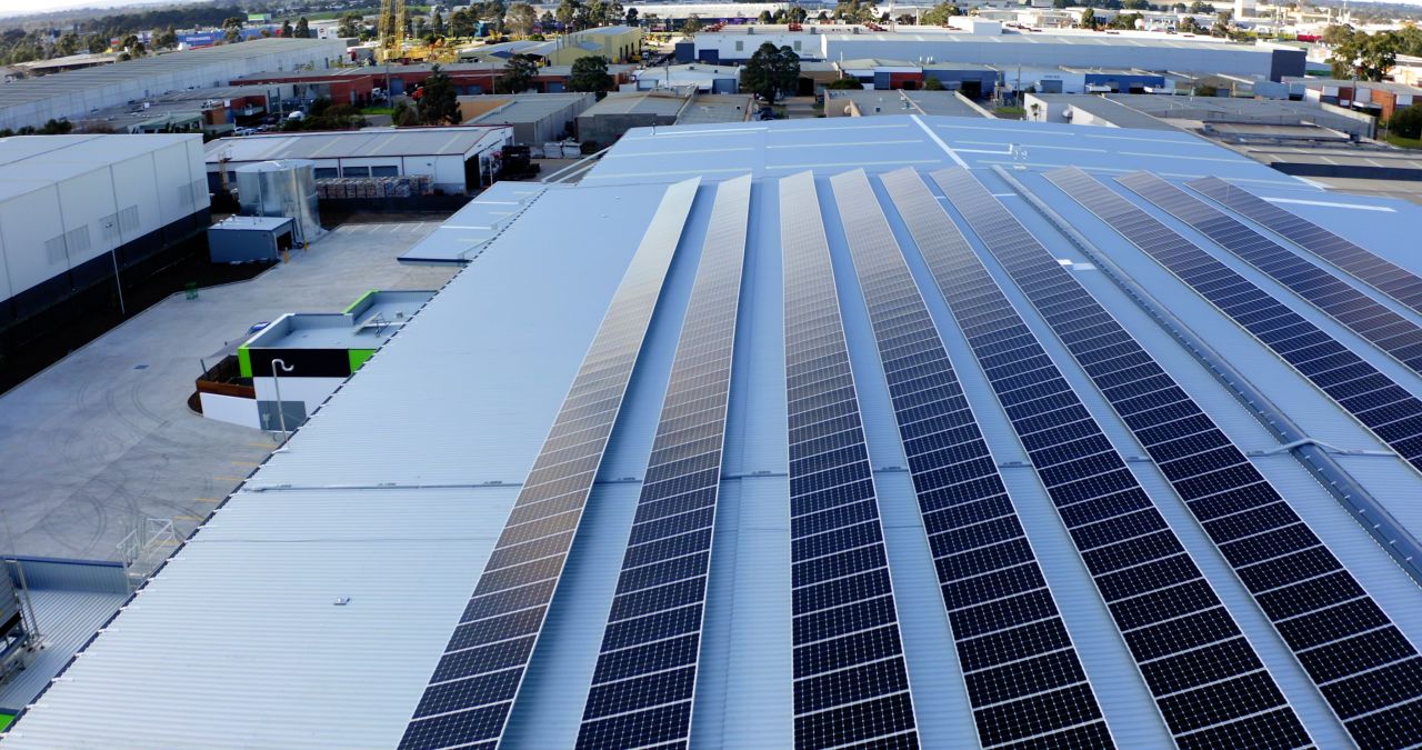 500KW solar roof system in Victoria Australia 1