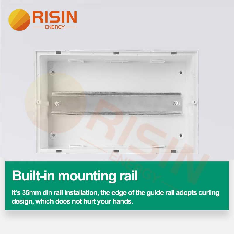 Built-in mounting rail