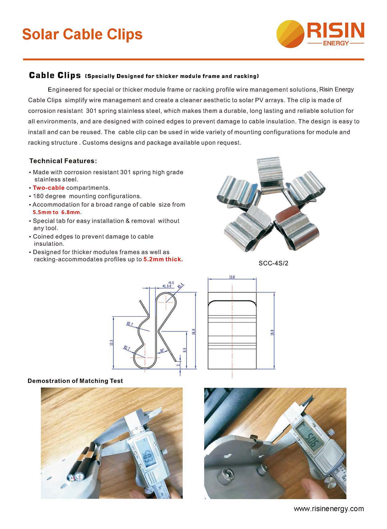 Solar Cable Wire Clips