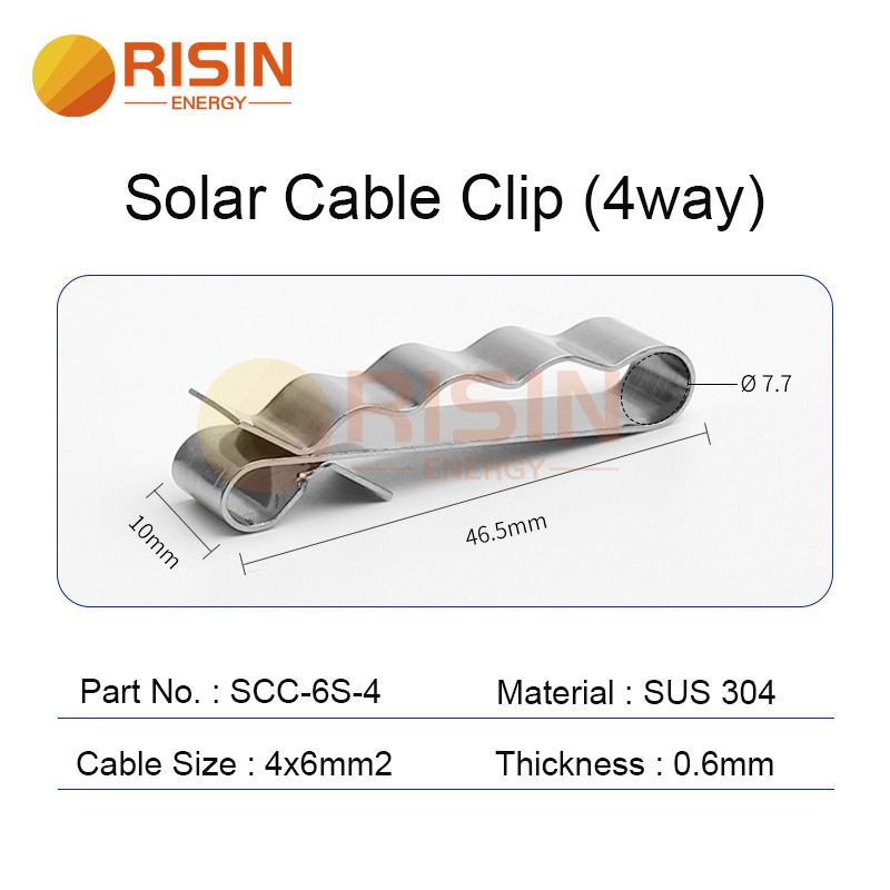 solar cable clip 4way 4x6mm2